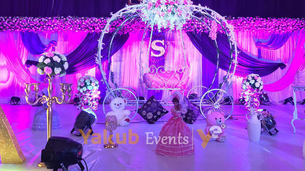 wedding event stage decorations